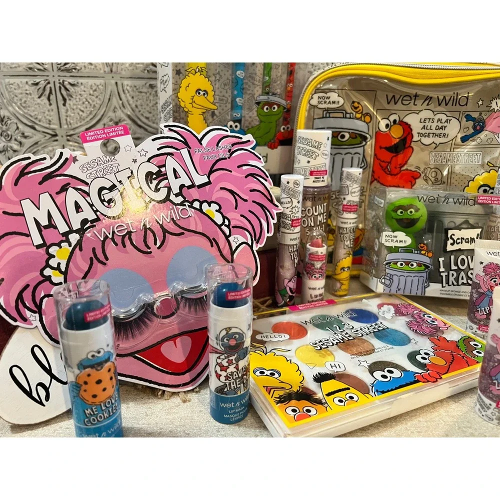 Wet n Wild Sesame Street Limited Edition Makeup Collection Full Set New NIB